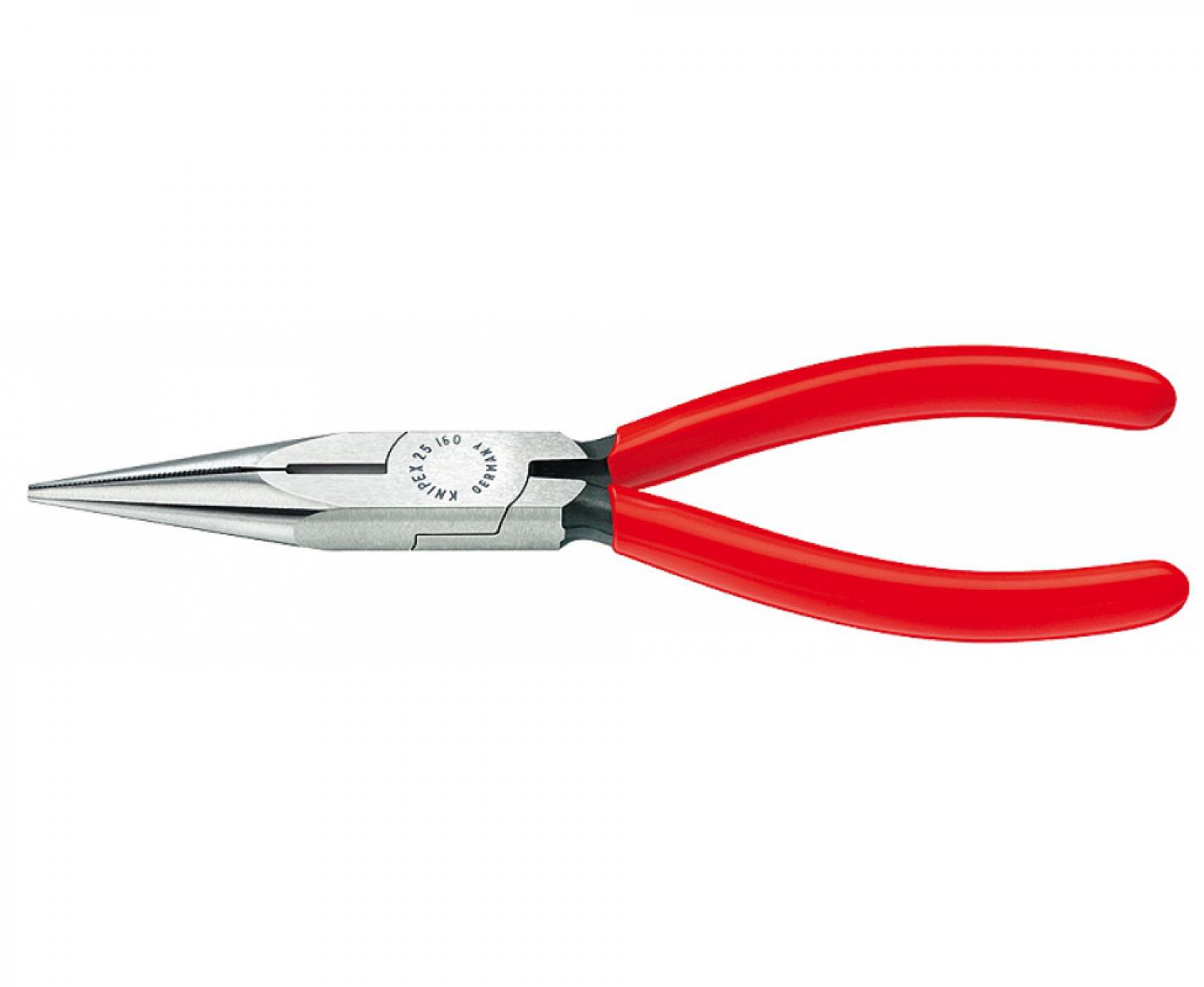 картинка Плоские круглогубцы с режущими кромками Knipex KN-2501125 от магазина "Элит-инструмент"