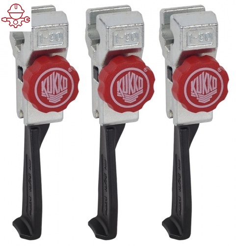 3 особо узких захвата с быстрой регулировкой (комплект) Kukko 1-95-S