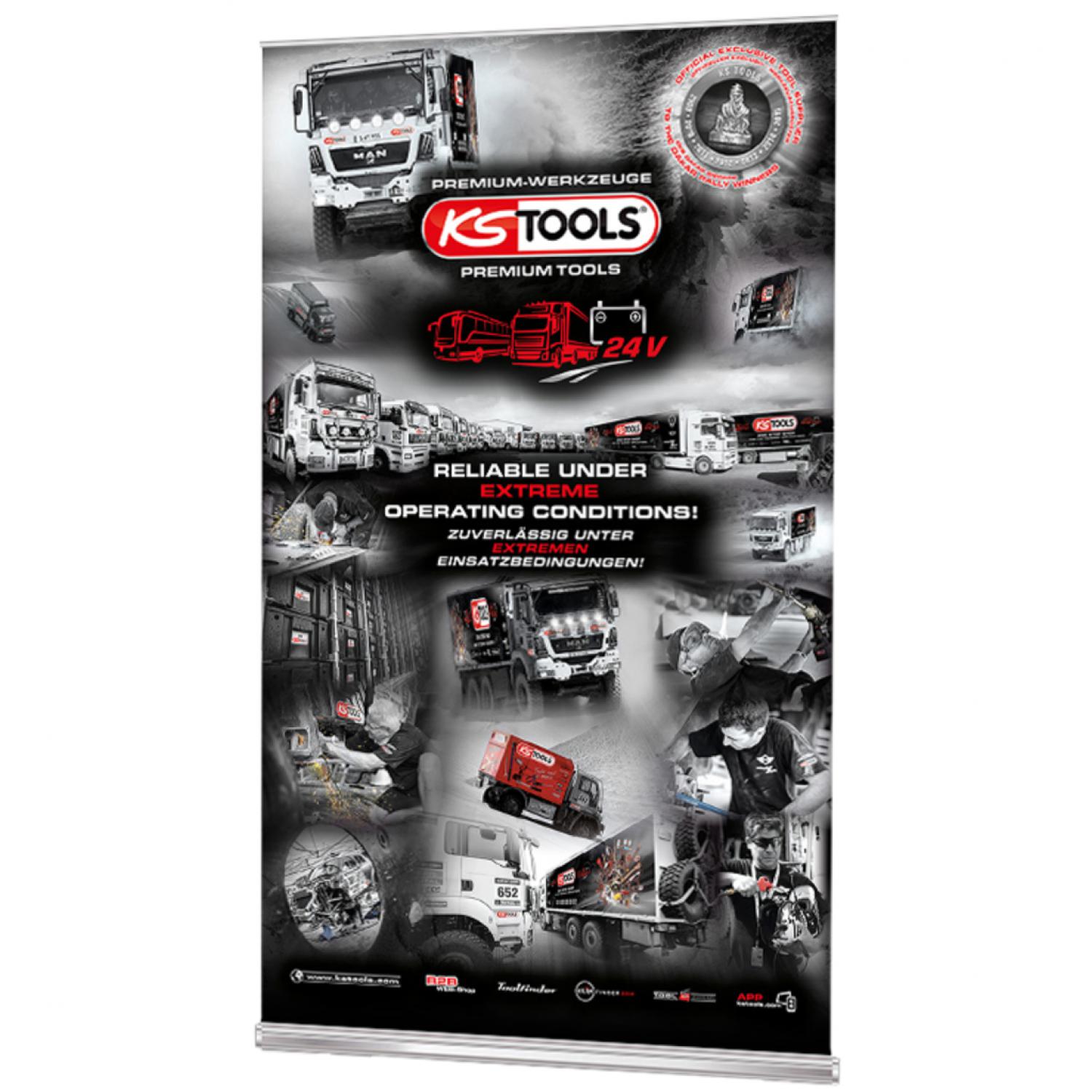 Мобильный стенд "KS Tools NFZ" 1200 x 2000 мм