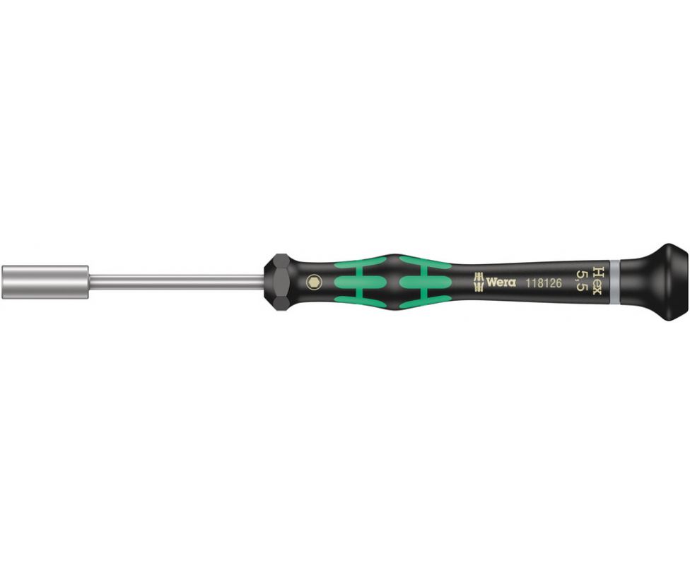 картинка Торцовый ключ Wera Kraftform Micro для электронщика 2069 WE-118126 5.5 x 60 от магазина "Элит-инструмент"