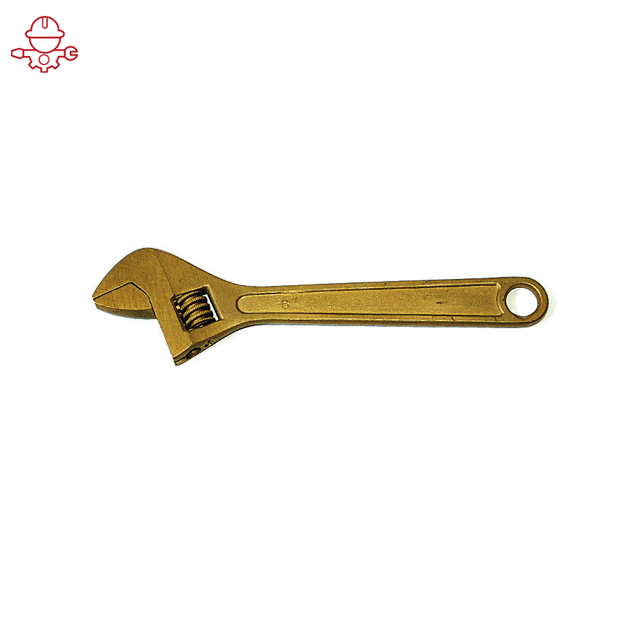 картинка Ключ разводной искробезопасный, ширина зева 22 мм, серия 012 MetalMinotti 012-2000 от магазина "Элит-инструмент"