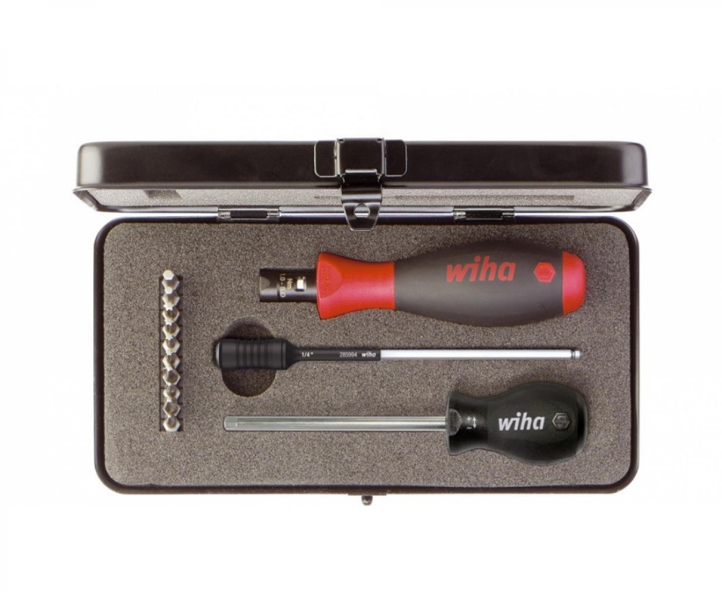 Набор динамометрических отверток TorqueVario-S Wiha 285-2 S10 40764 13 шт.
