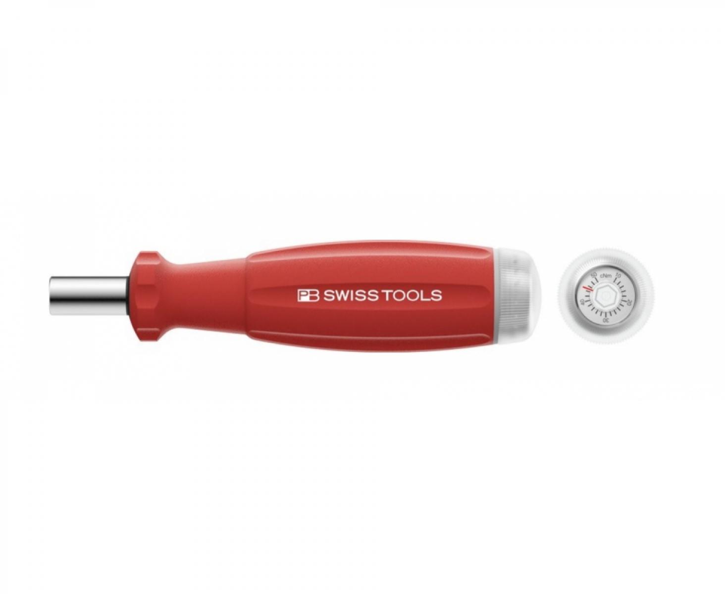 Динамометрическая рукоятка MecaTorque PB Swiss Tools PB 8316.M 10-50 cNm для сменных бит C6,3 и Е6,3