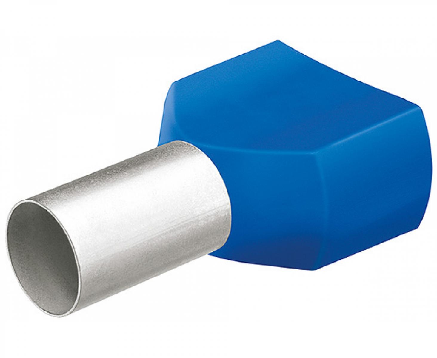 картинка Сдвоенные концевые гильзы с пластиковым изолятором 100 шт. Knipex KN-9799374 от магазина "Элит-инструмент"