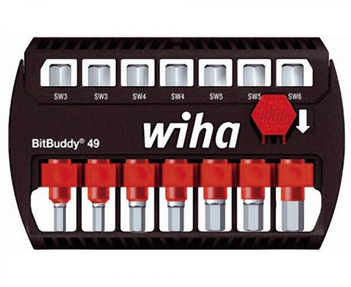 картинка Набор с битами BitBuddy 49 HEX SB 7946-303 36939, 7 предметов от магазина "Элит-инструмент"