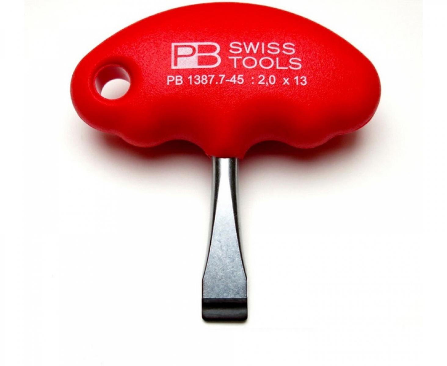 картинка Отвертка шлицевая специальная PB Swiss Tools с Т-образной рукояткой PB 1387. 2 x 13 от магазина "Элит-инструмент"