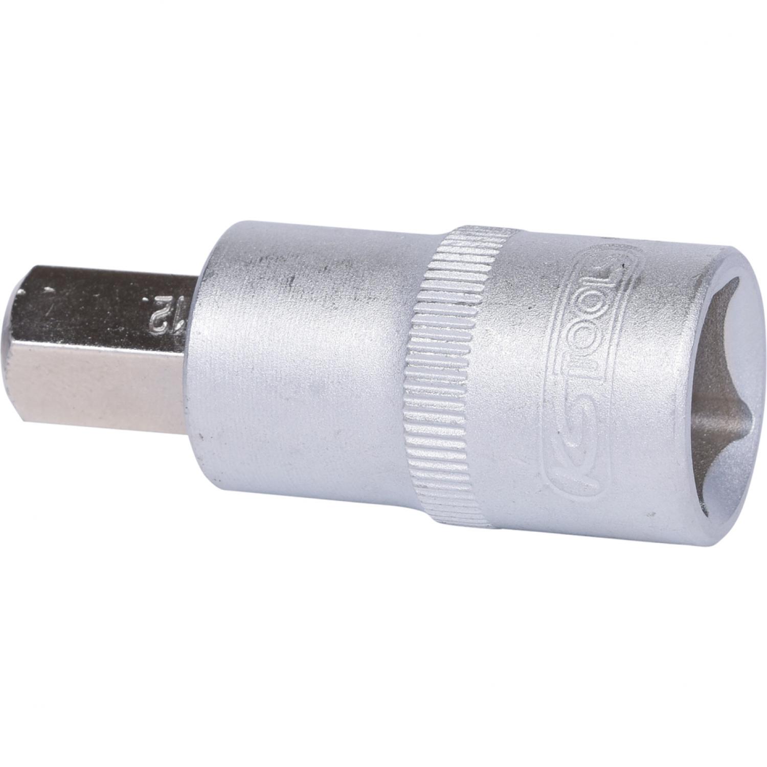 картинка Торцовая головка с битом 1/2" с внутренним шестигранником, короткая, 12 мм от магазина "Элит-инструмент"