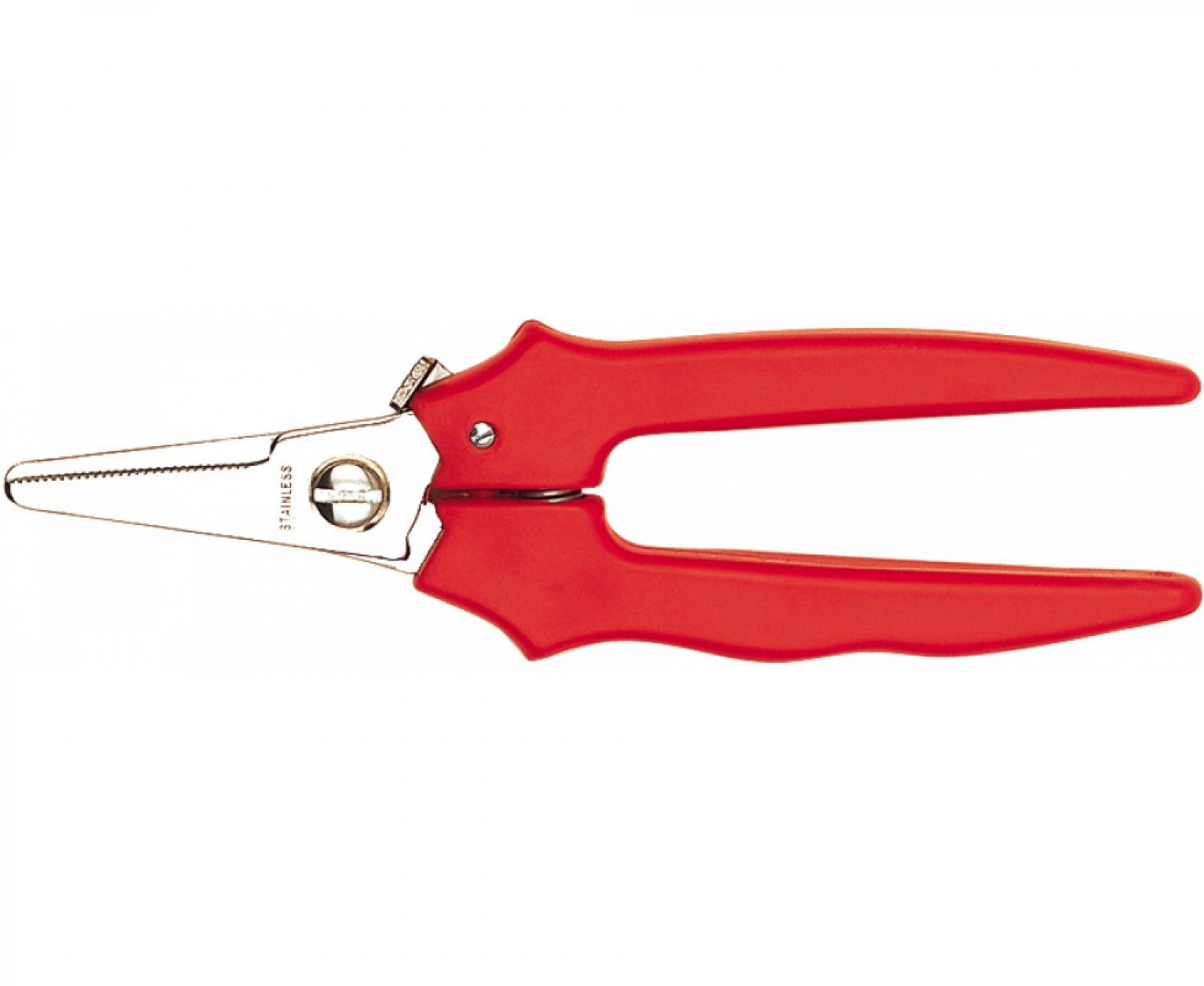 картинка Комбинированные ножницы прямые с зубцами Erdi ER-D47 от магазина "Элит-инструмент"