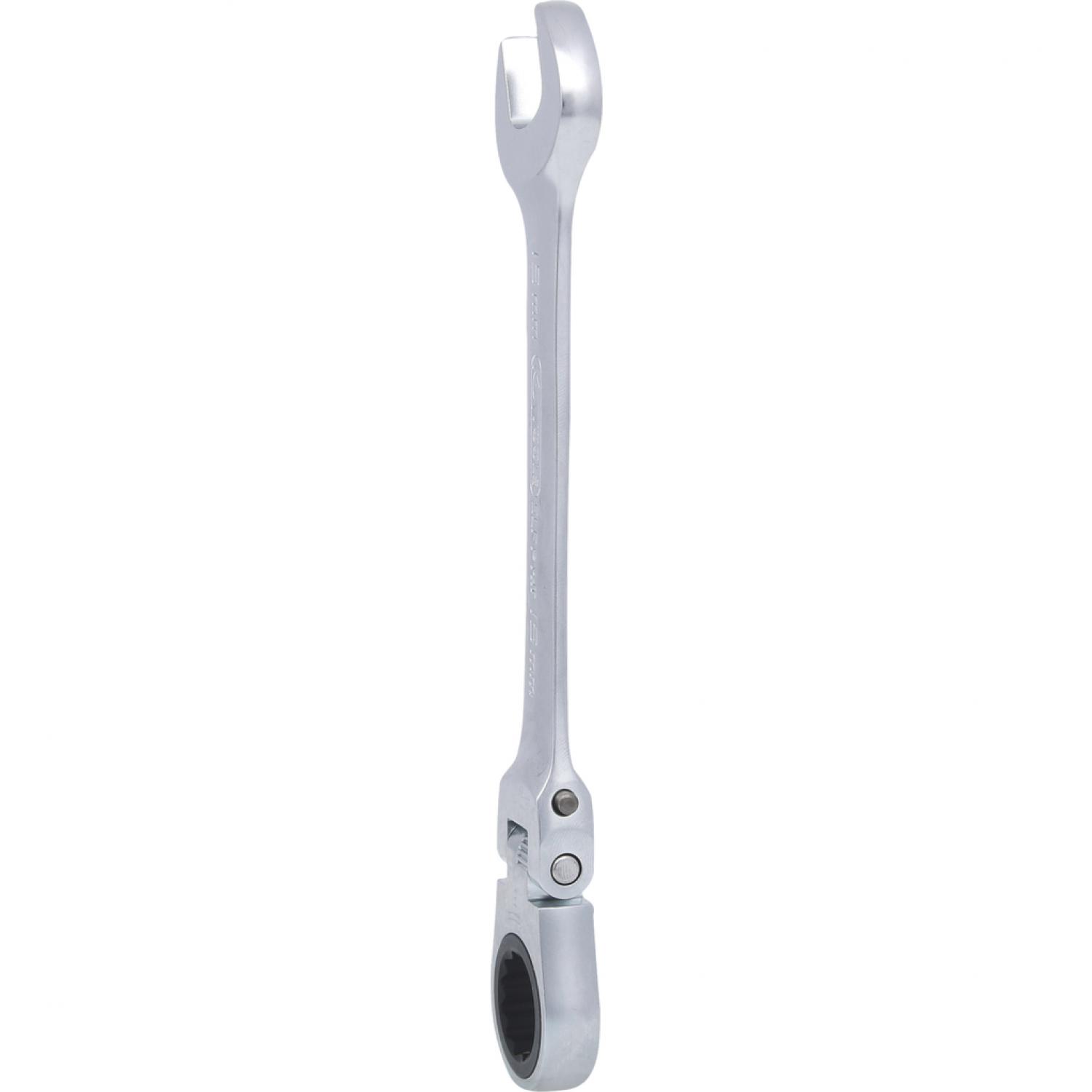 картинка Шарнирный комбинированный ключ с трещоткой GEARplus, регулируемый, 15 мм подвеска от магазина "Элит-инструмент"