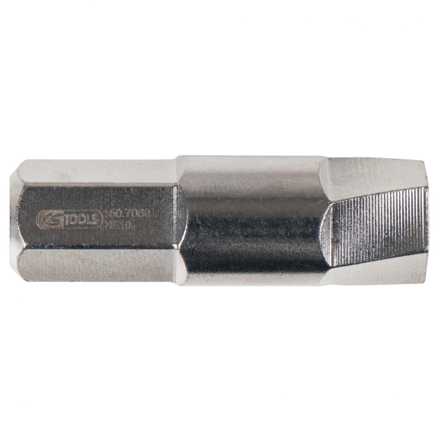 Специальная бита 10 mm со сверлом для болтов с внутренним шестигранником, HE 10