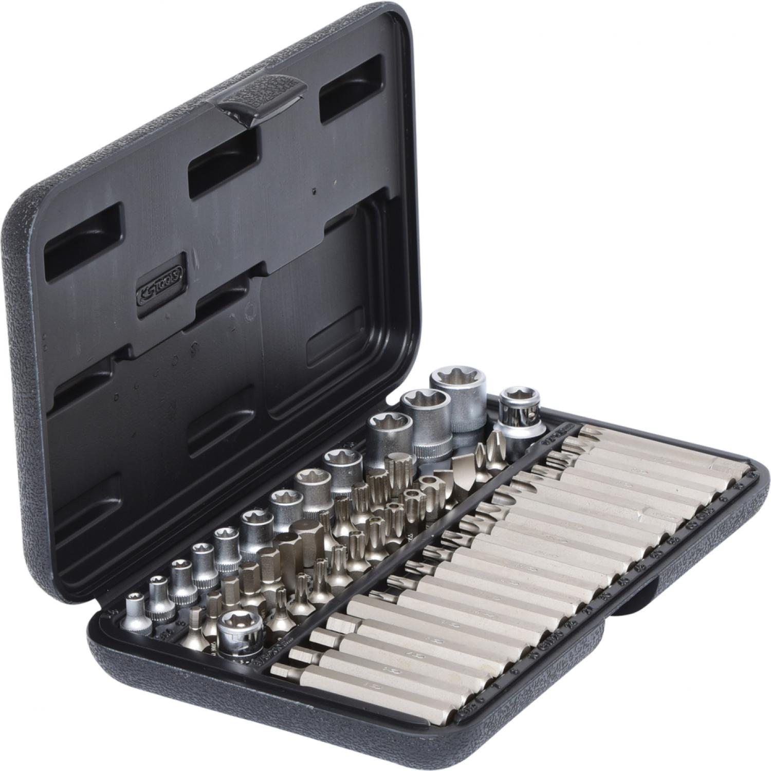 картинка Комплект торцовых ключей с профилем Torx с битами 1/4"+3/8"+1/2", 57 шт от магазина "Элит-инструмент"