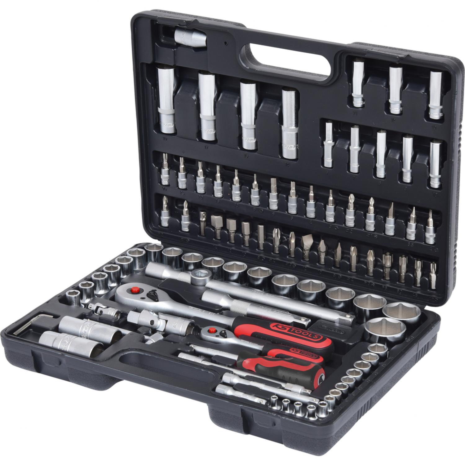 Комплект торцовых ключей 1/4"+1/2", 94 шт