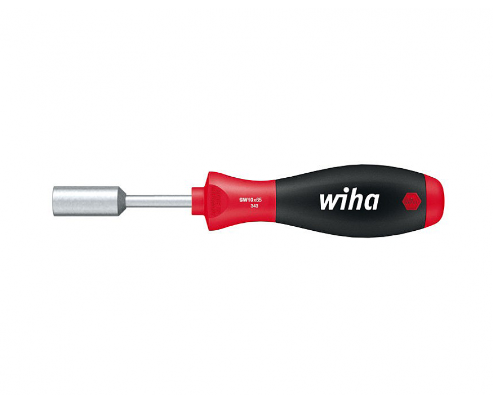 Отвертка Wiha SoftFinish HEX nut 343 01079 8 x 65 укороченная с внешним шестигранником