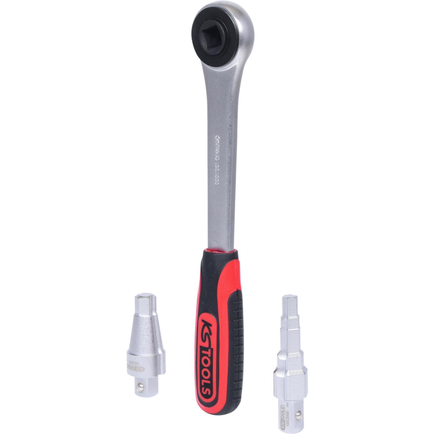 Комплект ступенчатых ключей для газовой системы, 3/8"-1", 3 шт