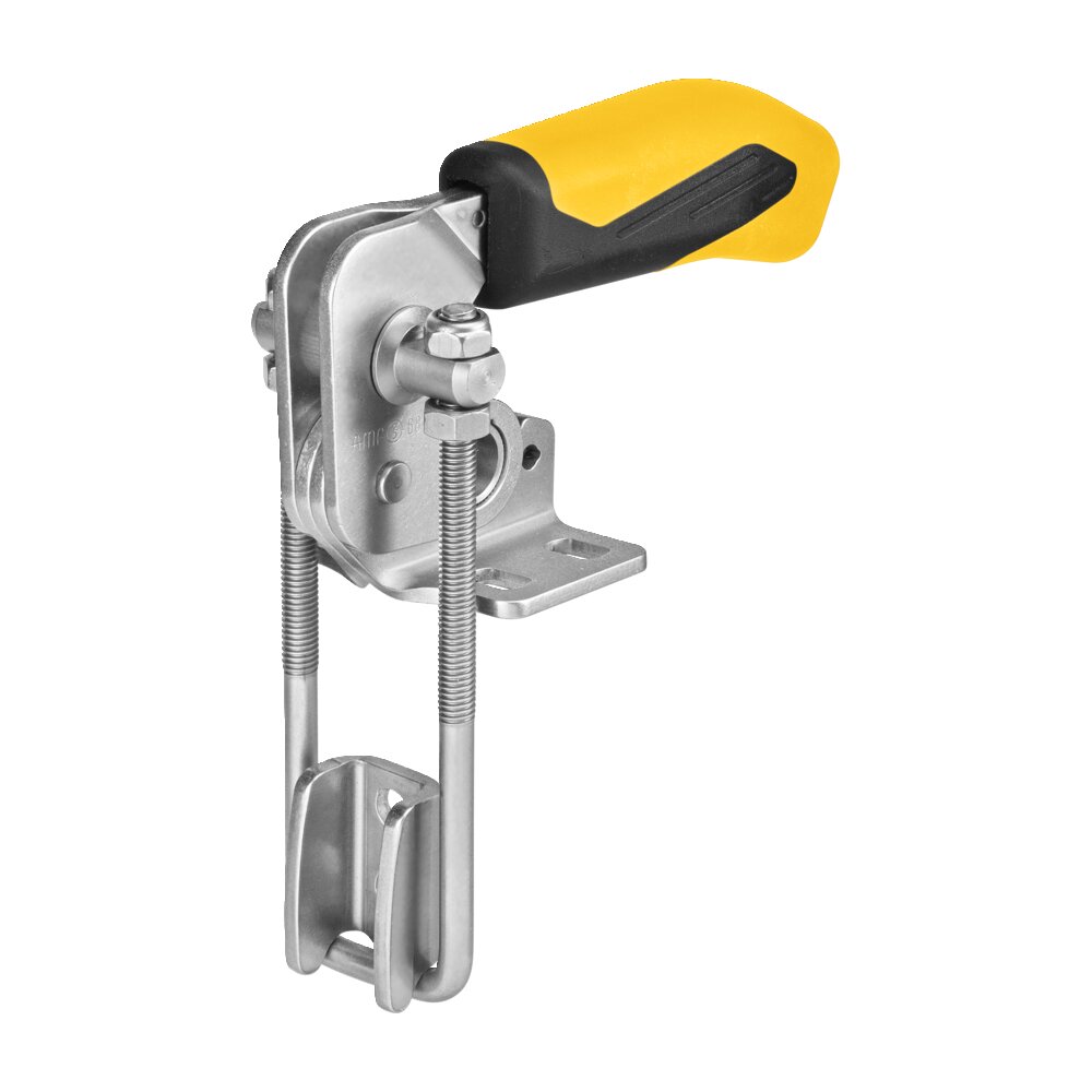 Вертикальный шарнирный зажим типа крюка с желтой ручкой АМF 557285