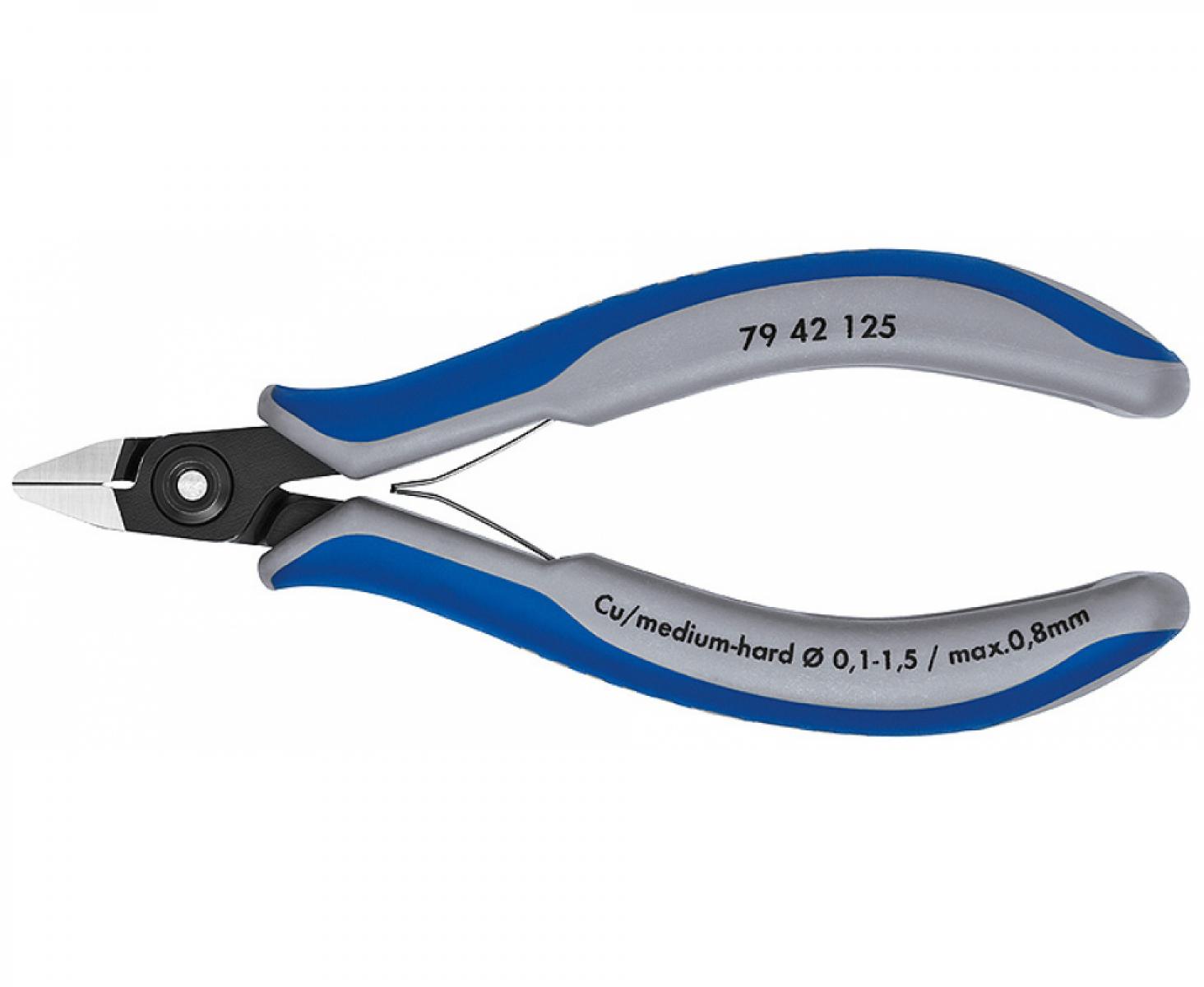Прецизионные кусачки боковые для электроники Knipex KN-7942125