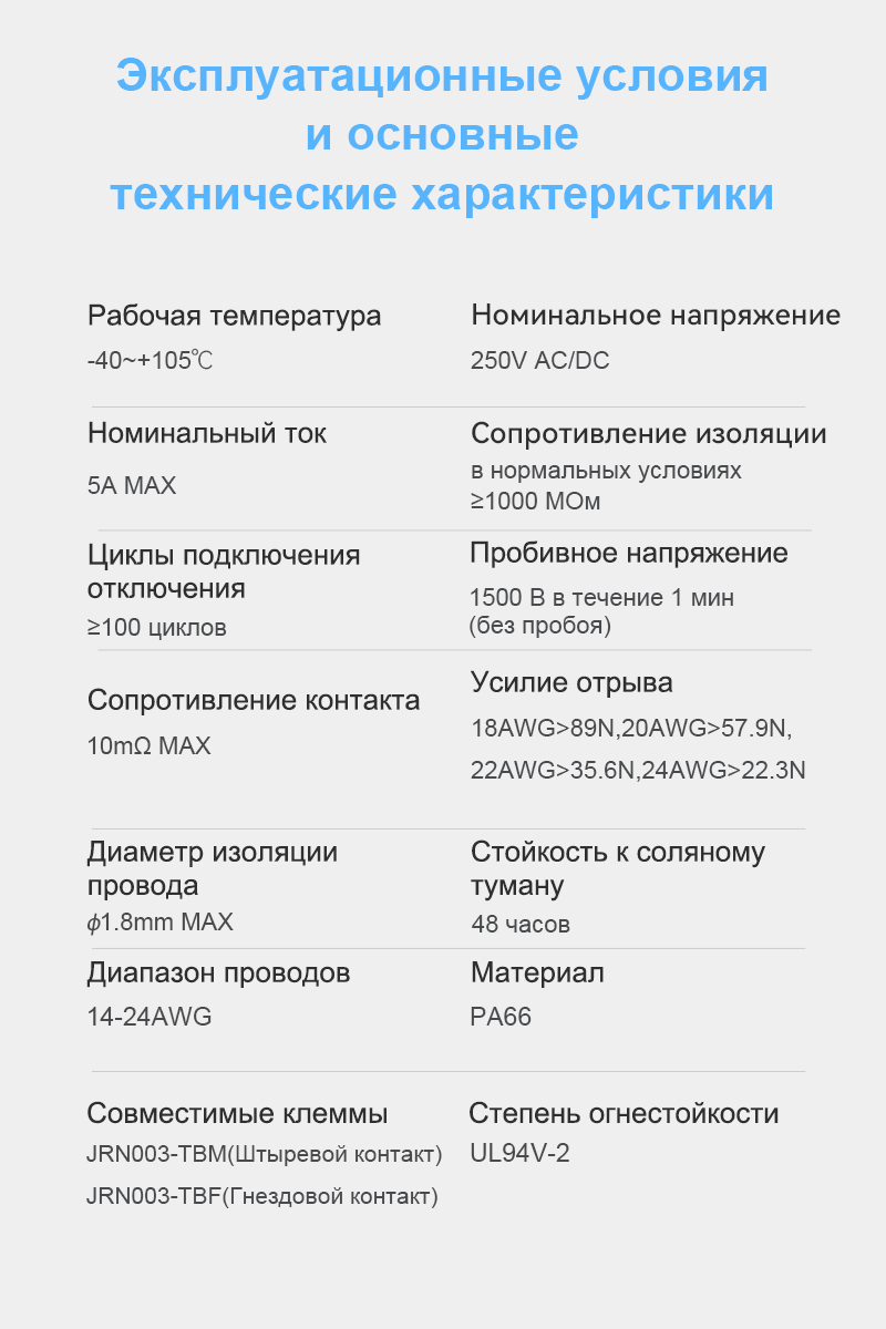 картинка JRready JRN003-HFA-03P Разъём от магазина "Элит-инструмент"