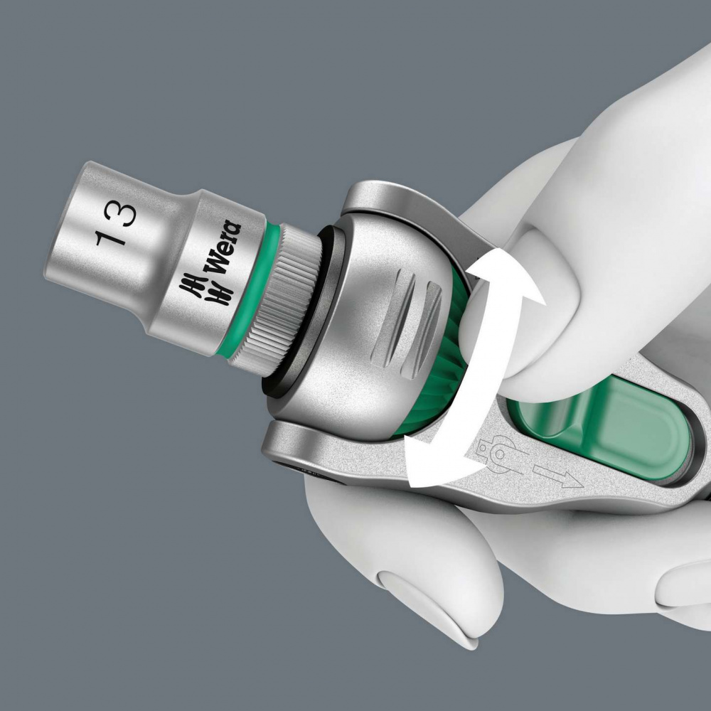 картинка 8100 SA/SC 2 Zyklop Speed Набор с трещоткой, DR 1/4" и 1/2", 43 предмета WERA WE-160785 от магазина "Элит-инструмент"