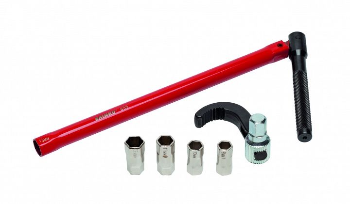 картинка Ключ торцевой комбинированный, для кранов с вертикальным креплением (Brinko 655) от магазина "Элит-инструмент"