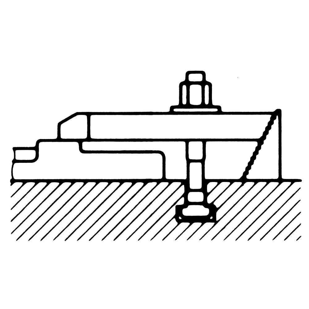 картинка Ступенчатый зажим АМF 70334 от магазина "Элит-инструмент"