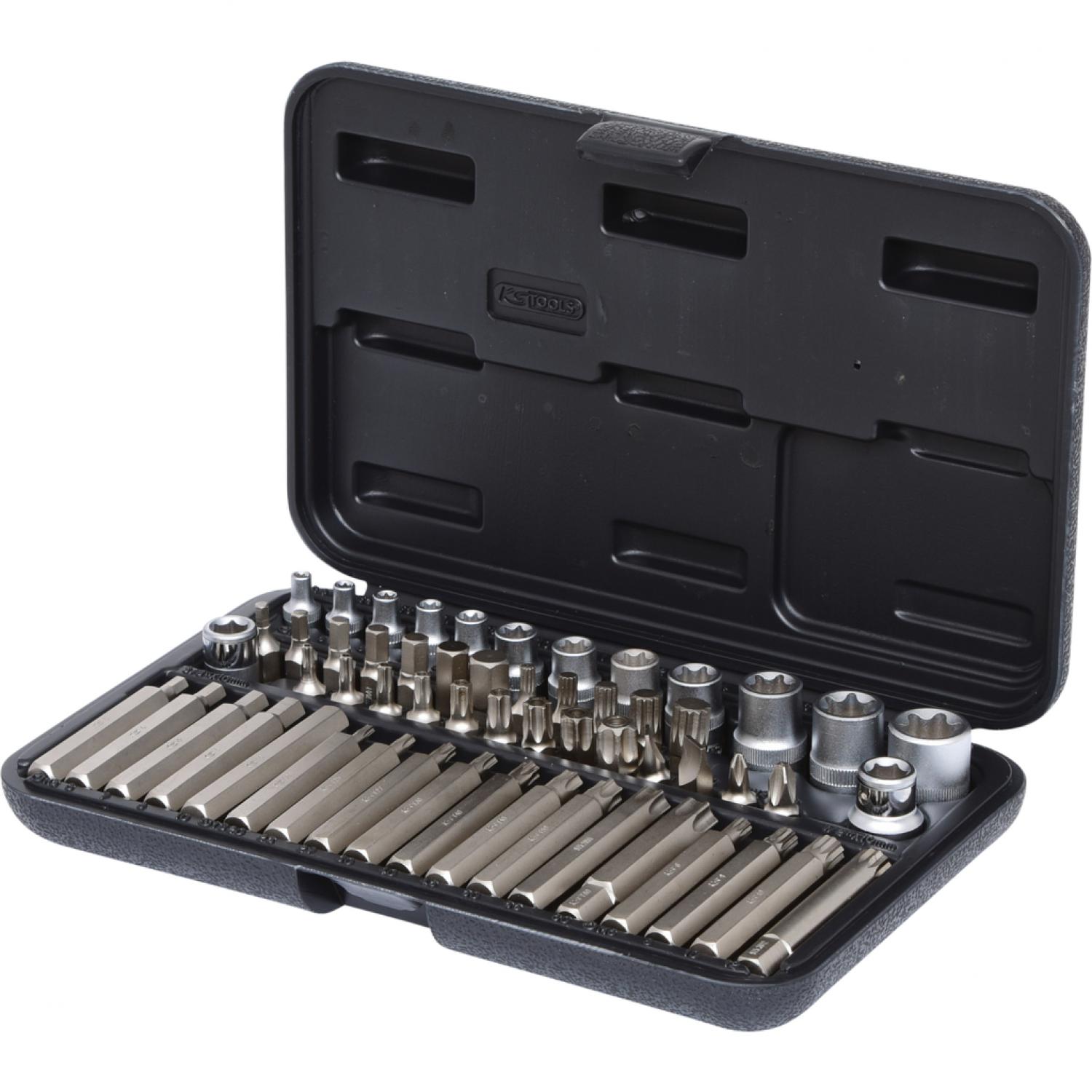 картинка Комплект торцовых ключей с профилем Torx с битами 1/4"+3/8"+1/2", 57 шт от магазина "Элит-инструмент"