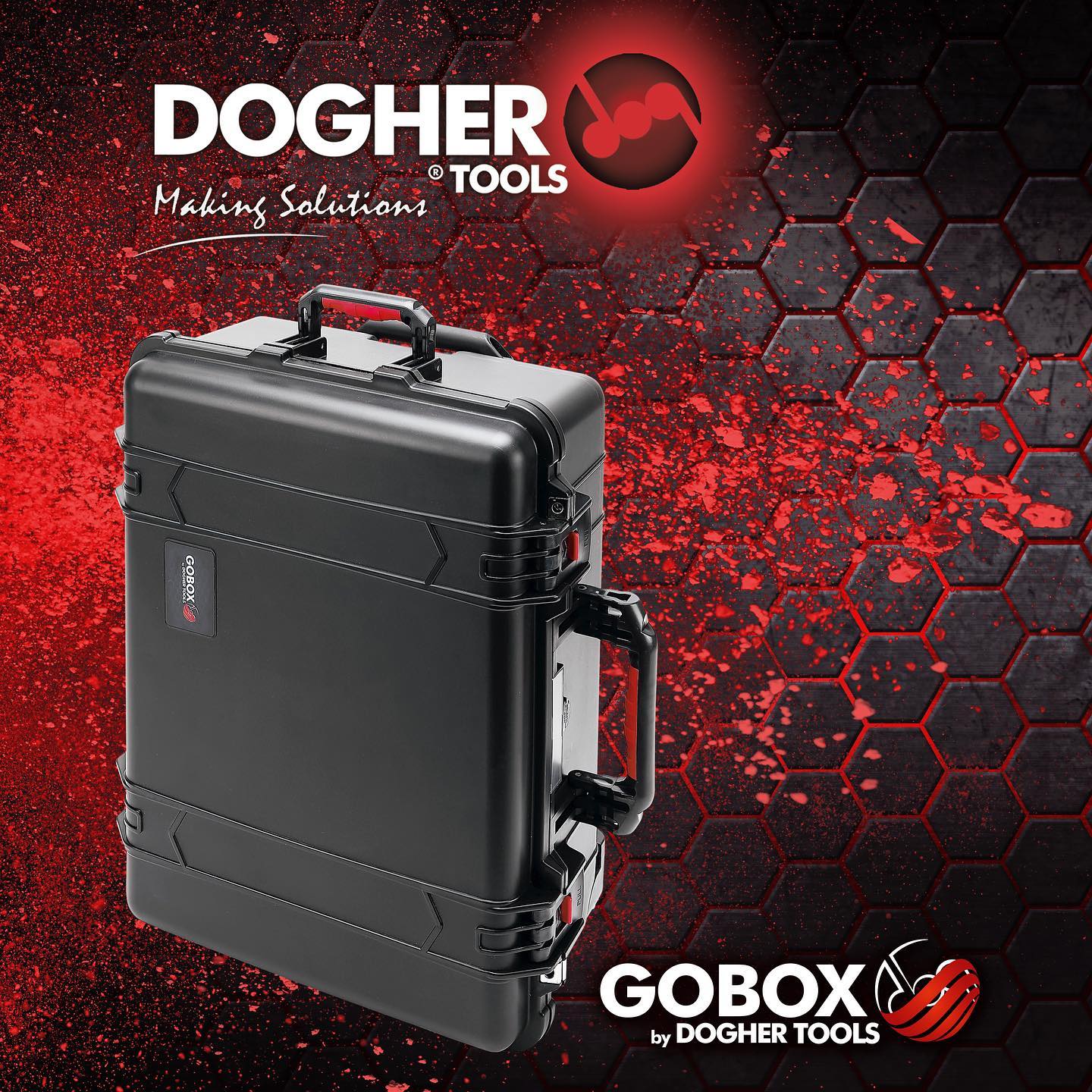 картинка Инструментальный водонепроницаемый бокс-чемодан на колёсах GOBOX DOGHER TOOLS 051-510 от магазина "Элит-инструмент"