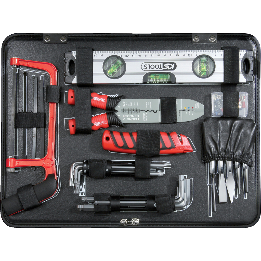 картинка Комплект инструментов 1/4"+1/2", 127 шт. KSTOOLS 911.0727 от магазина "Элит-инструмент"