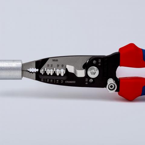 картинка KNIPEX WireStripper, многофункциональные клещи для электриков, американская модель KNIPEX 13728200  от магазина "Элит-инструмент"