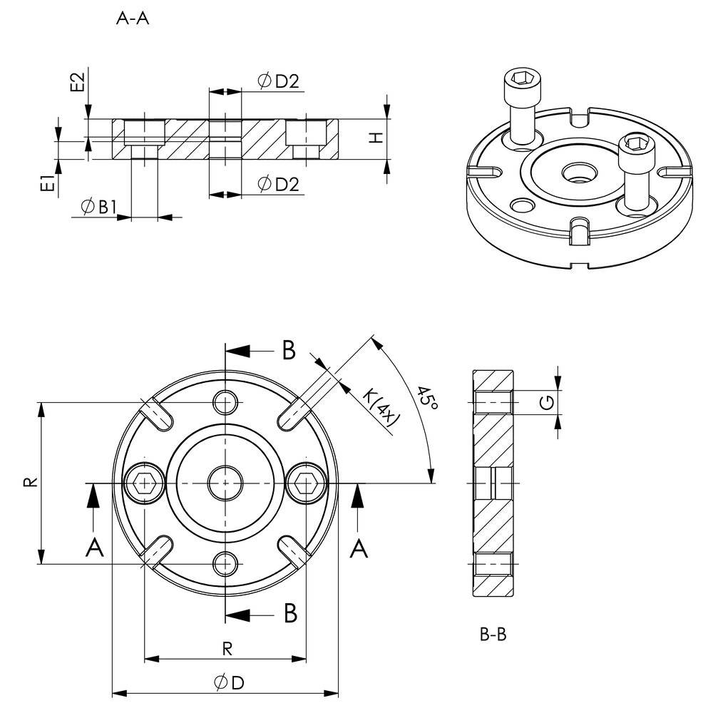 картинка Промежуточный элемент с индексацией АМF 532010 от магазина "Элит-инструмент"