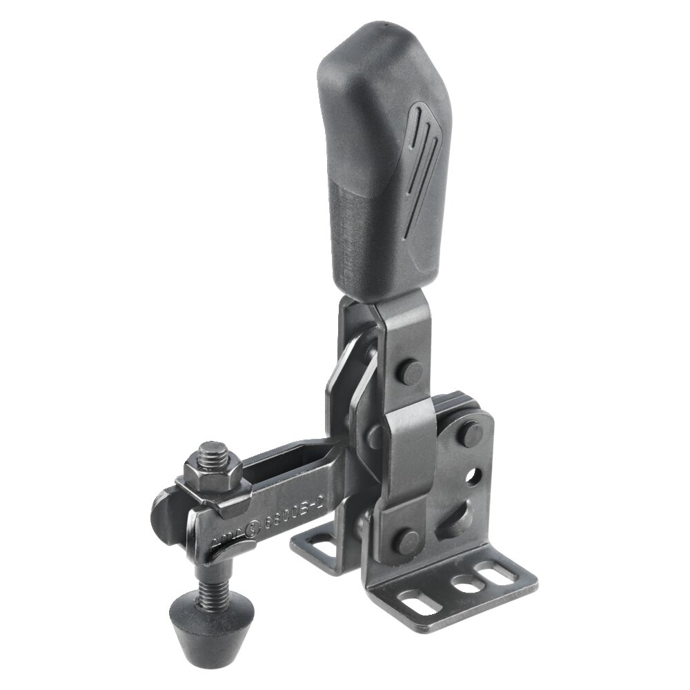Вертикальный шарнирный зажим, черный АМF 90175