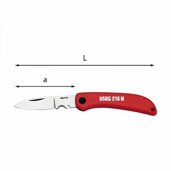 картинка Нож для электриков 216 N U02160001 от магазина "Элит-инструмент"