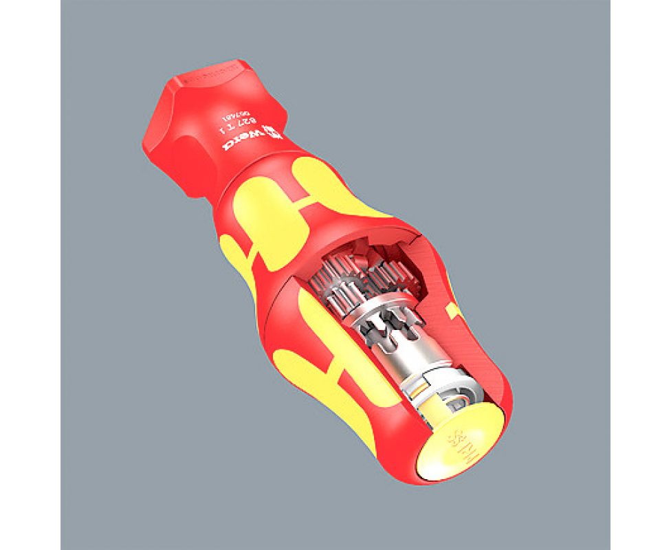 картинка 827 T i Kraftform Turbo VDE ручка-держатель Wera WE-057481 от магазина "Элит-инструмент"