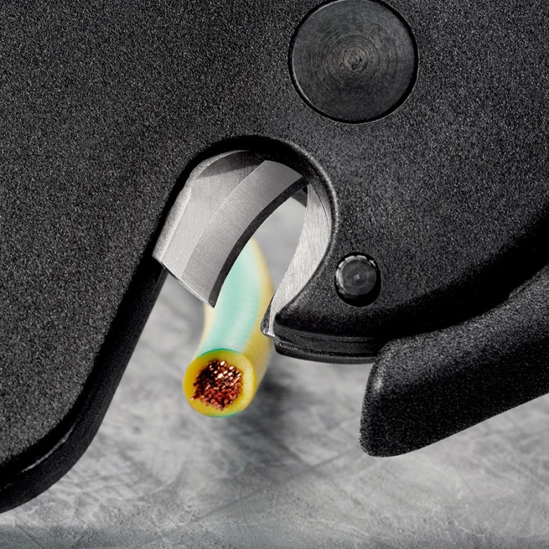 картинка Многофункциональный инструмент - стриппер для электриков NexStrip KNIPEX KN-1272190 от магазина "Элит-инструмент"