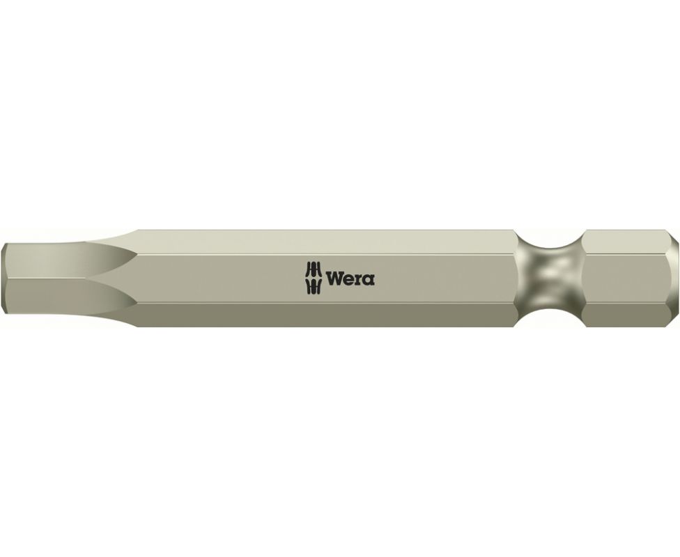 картинка Насадка HEX Wera 3840/4 TS WE-071049 5.5 х 50 для винтов с внутренним шестигранником нержавеющая сталь от магазина "Элит-инструмент"