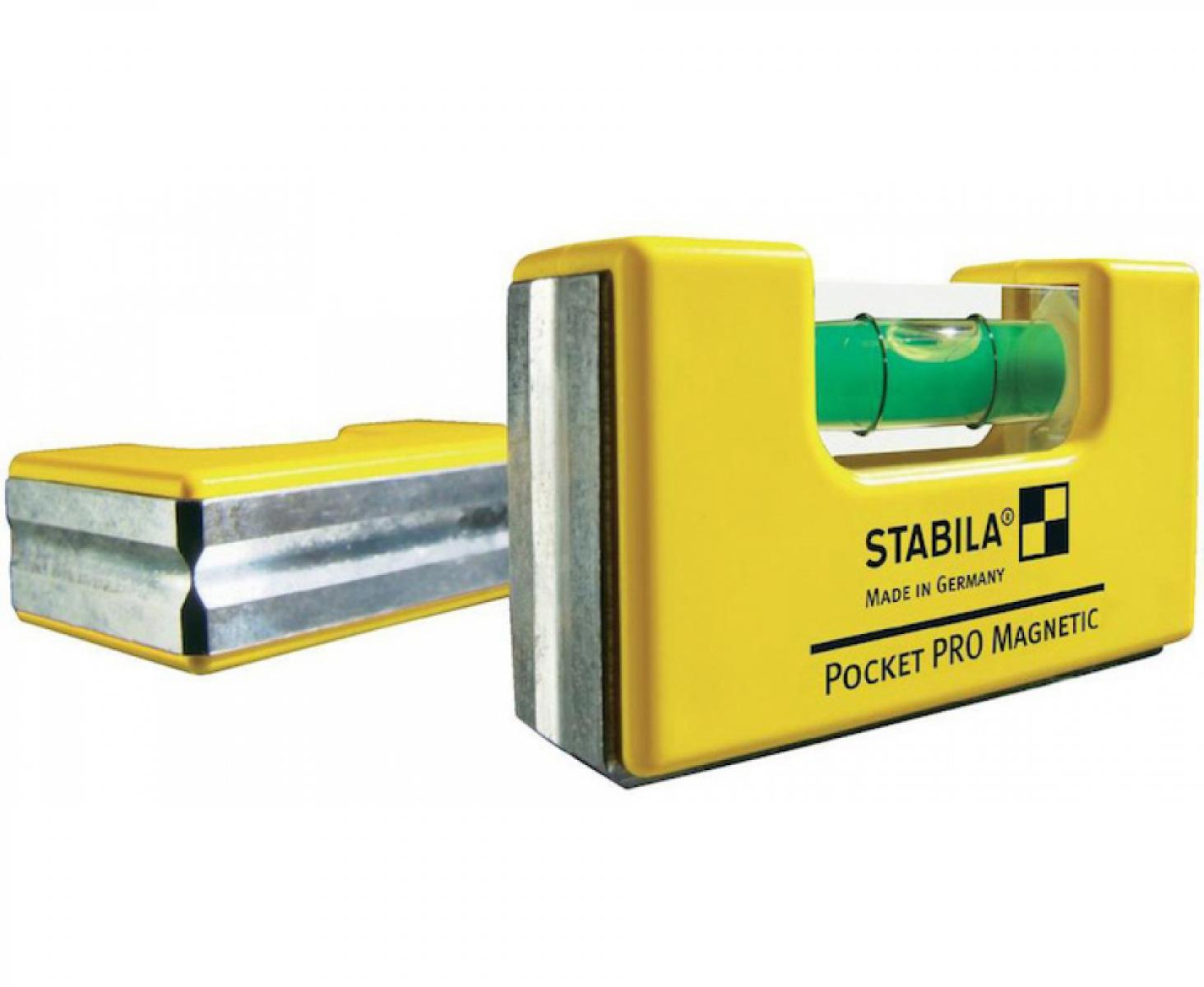 картинка Уровень карманный тип Pocket Pro Magnetic Stabila 17768 7 см от магазина "Элит-инструмент"