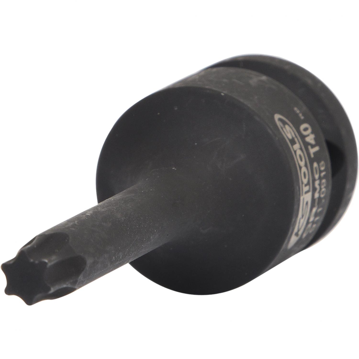 Силовая торцовая головка с битом 1/2" с профилем Torx, длинная, T40