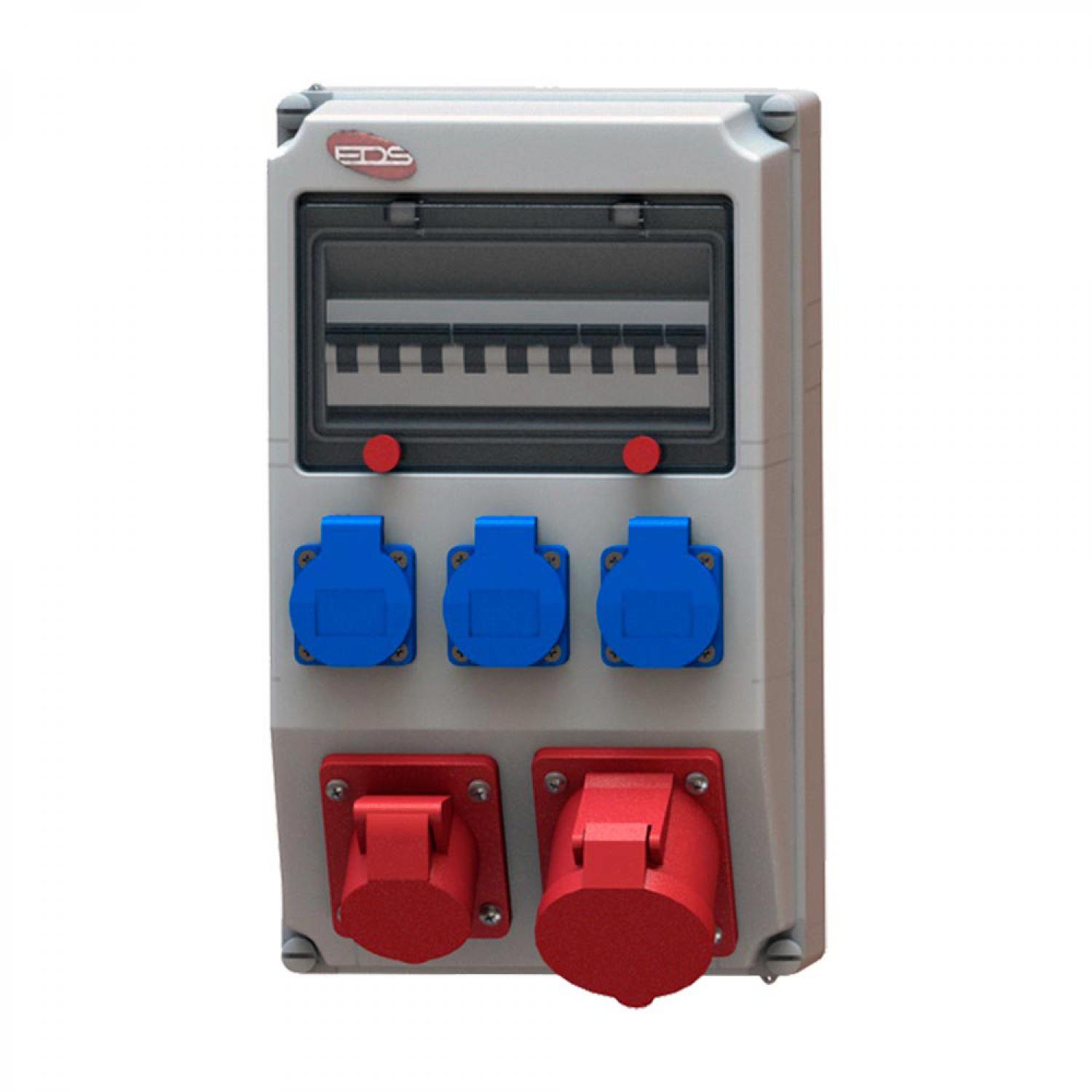 картинка Комбинационный модуль Щит с розетками - T P02.004 от магазина "Элит-инструмент"