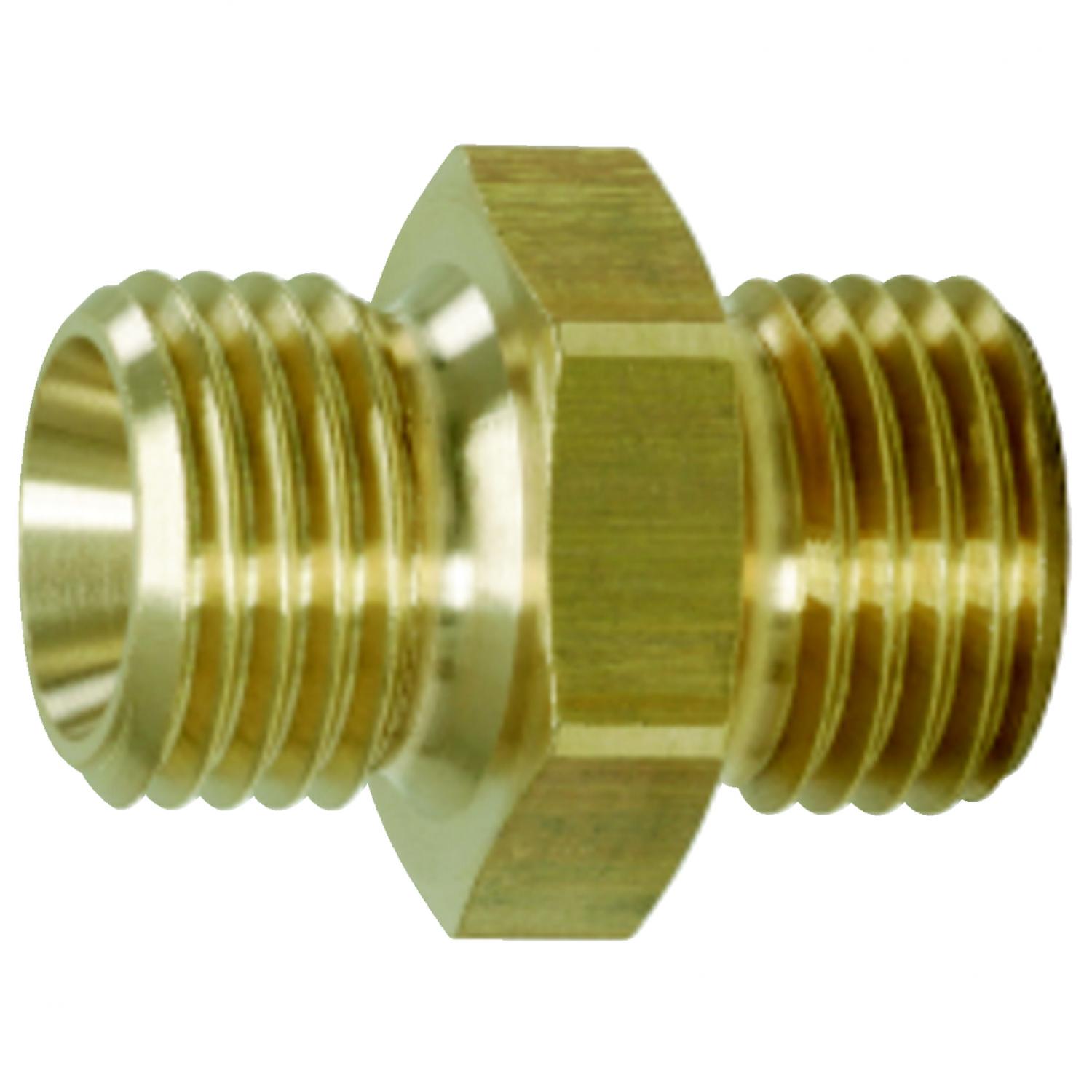 Латунный уменьшающий ниппель, G3/8''AG