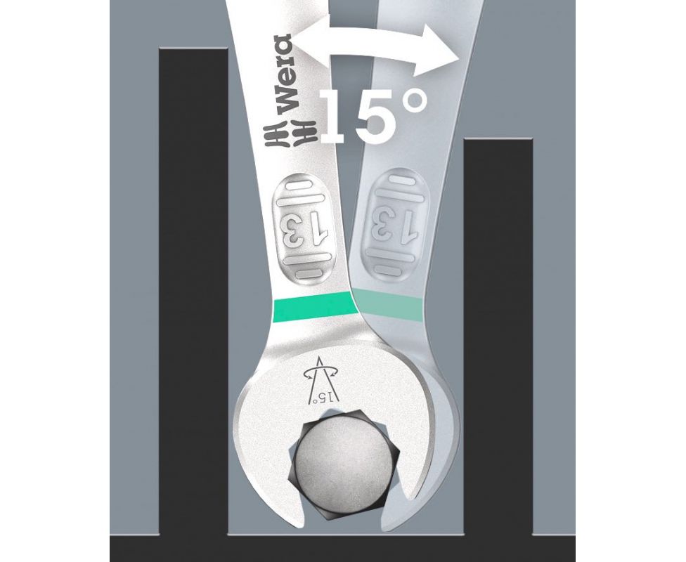 картинка Ключ комбинированный 6003 Wera Joker WE-020219 9 х 120 мм от магазина "Элит-инструмент"