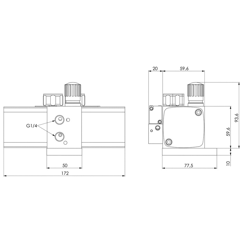 картинка Пневматический усилитель давления АМF 427088 от магазина "Элит-инструмент"