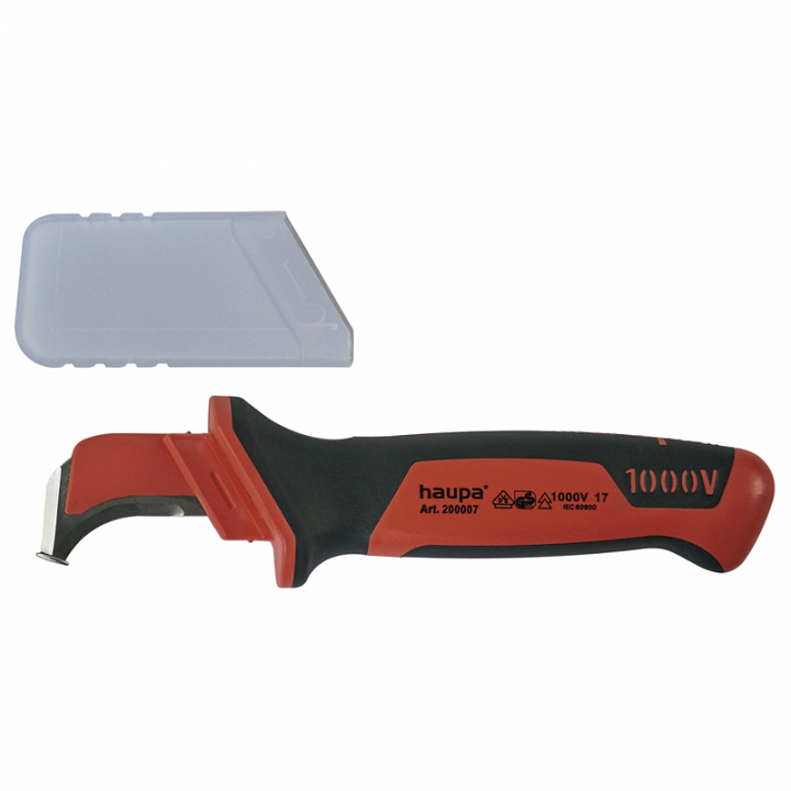 картинка Нож для снятия изоляции с пяткой Haupa 200007 от магазина "Элит-инструмент"