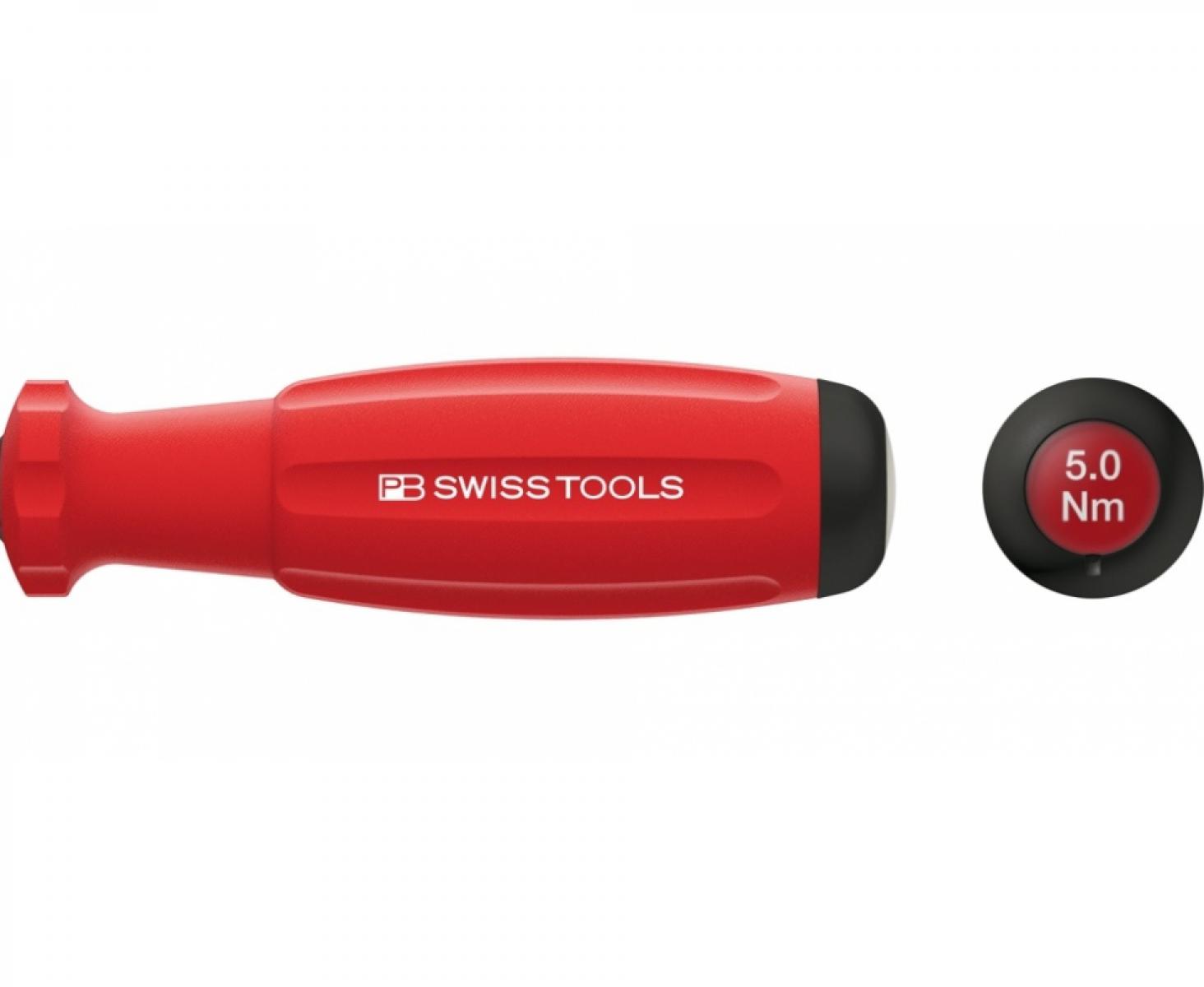 картинка Динамометрическая рукоятка MecaTorque PB Swiss Tools PB 8314.M 5.0 Nm для сменных бит C6,3 и Е6,3 от магазина "Элит-инструмент"