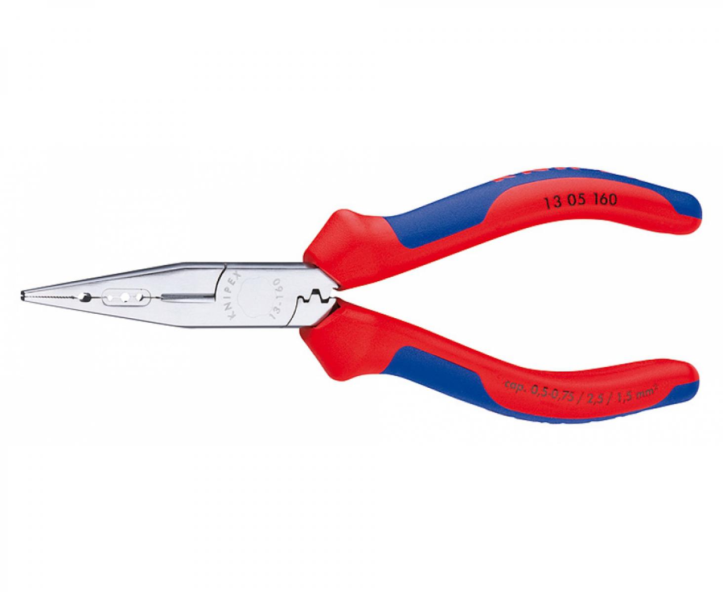 Плоскогубцы для монтажа проводов (0,5 - 0,75 мм) Knipex KN-1305160