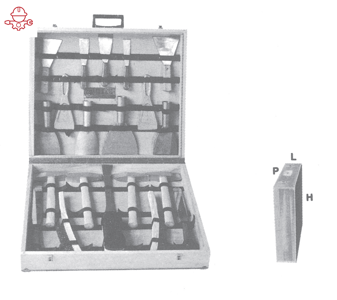 картинка Набор искробезопасного инструмента №1 в кейсе, серия 600 MetalMinotti 600-1000 от магазина "Элит-инструмент"