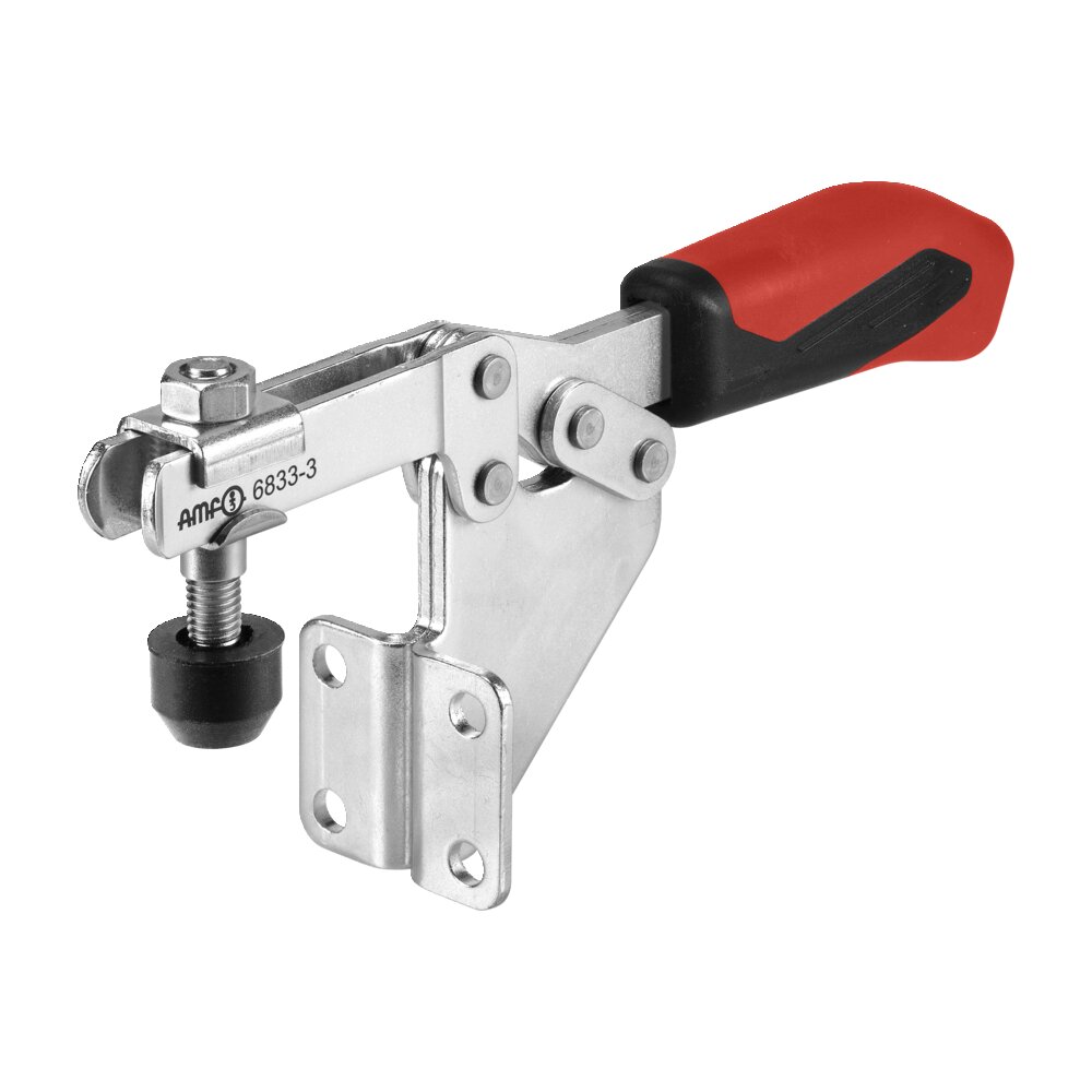 Горизонтальный шарнирный зажим с красной ручкой АМF 93179