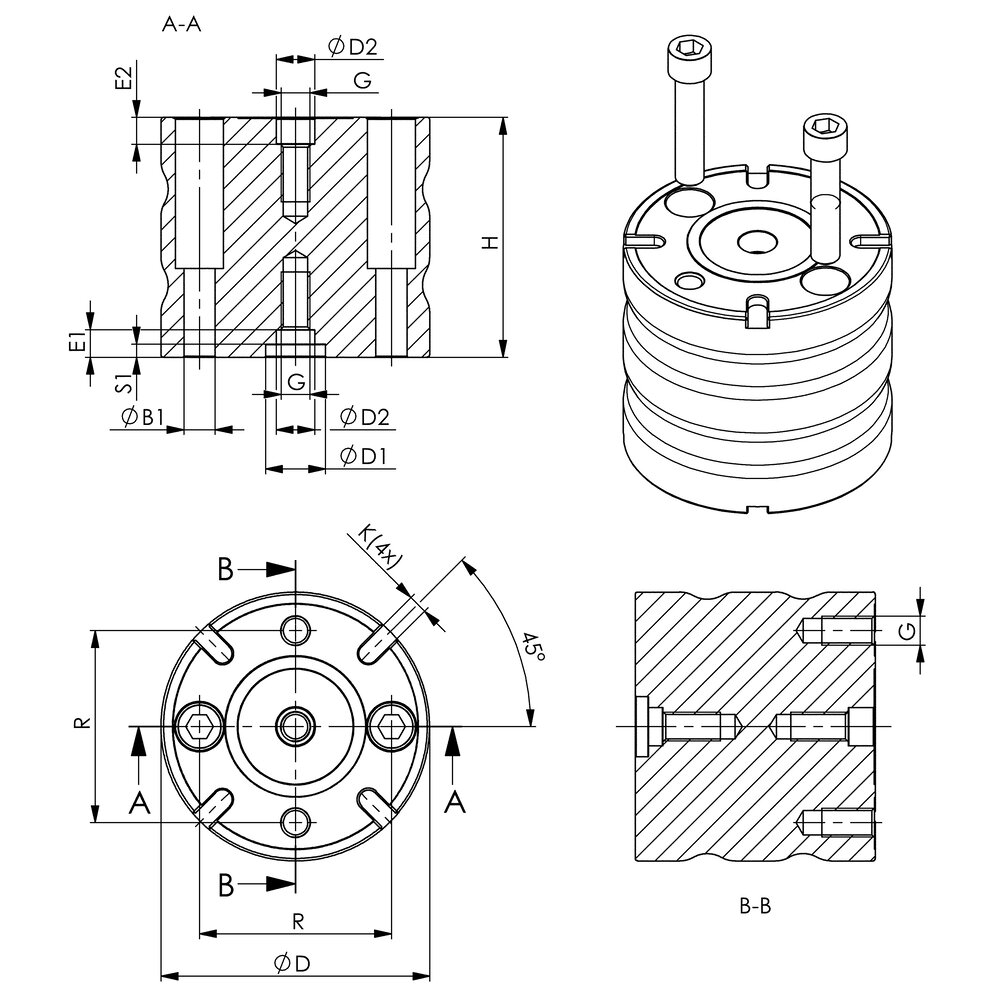 картинка Промежуточный элемент с индексацией АМF 532119 от магазина "Элит-инструмент"