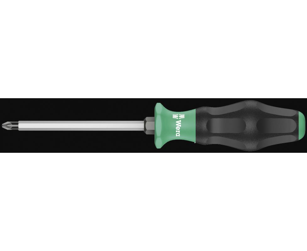 Отвертка Wera Kraftform Comfort Pozidriv 1355 SK PZ WE-031471 PZ 1 х 80 крестовая