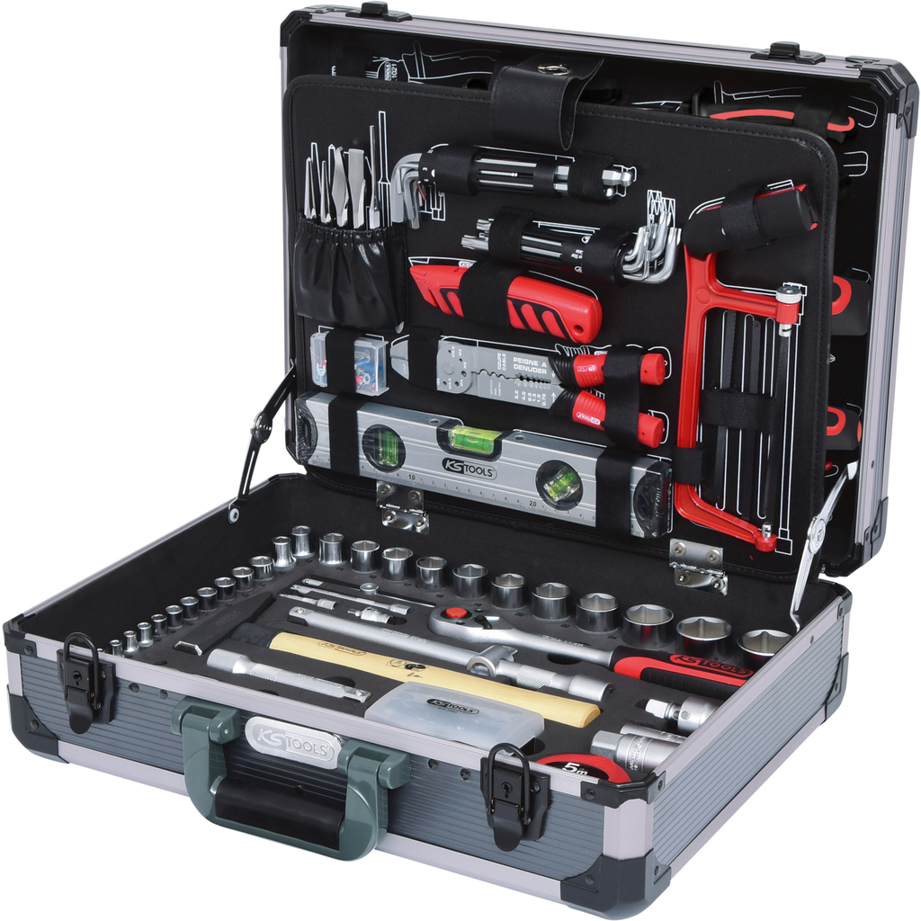 картинка Комплект инструментов 1/4"+1/2", 127 шт. KSTOOLS 911.0727 от магазина "Элит-инструмент"