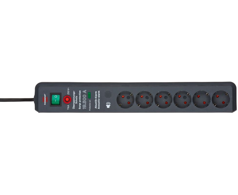 картинка Сетевой фильтр 3 м 19,500 А Brennenstuhl Secure-Tec H05VV-F 3G1,5 1159540376 от магазина "Элит-инструмент"
