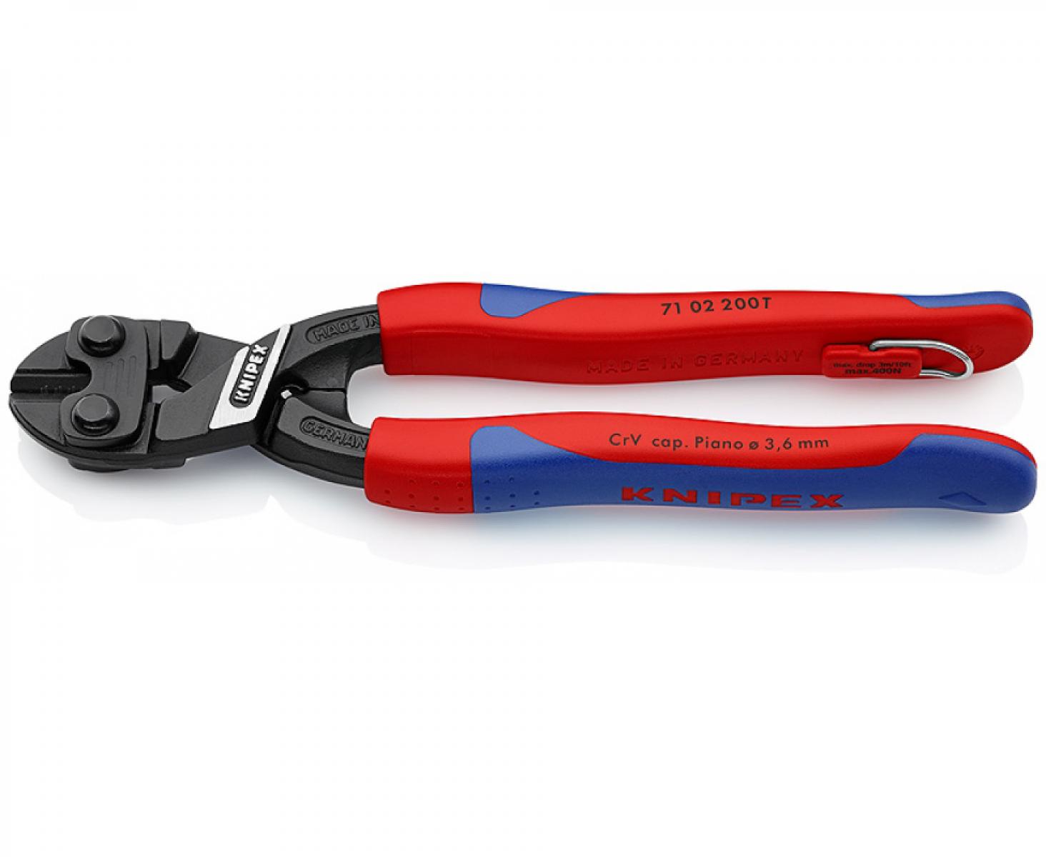 KNIPEX CoBolt компактный болторез со страховочным креплением KN-7102200T